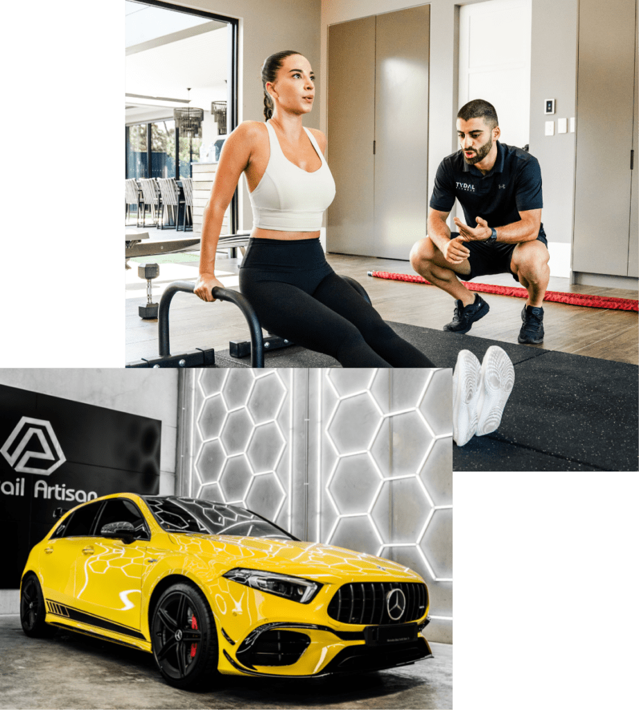 car and gym